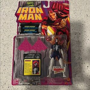 Marvel Comics Iron Man “Spider Woman” with Psionic Web Hurling Action